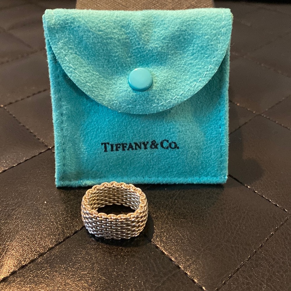 Silver Tiffany mesh band